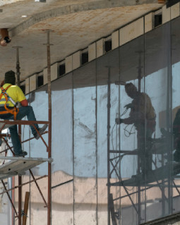 Post-Construction Glass Cleaning in Suryanagar Road
